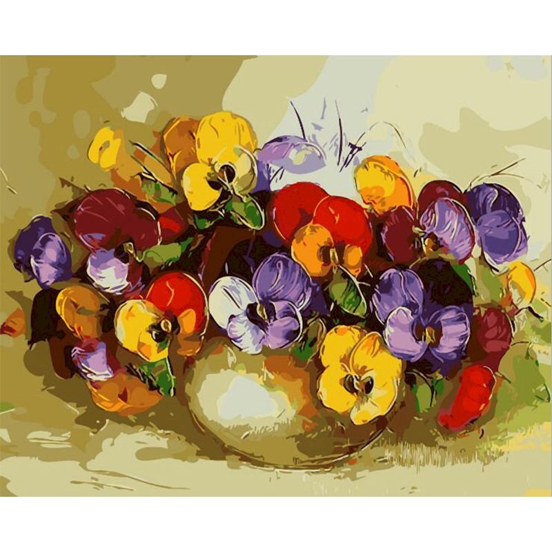 Painting By Numbers Kids Colourful Flowers | Decor Gifts and More