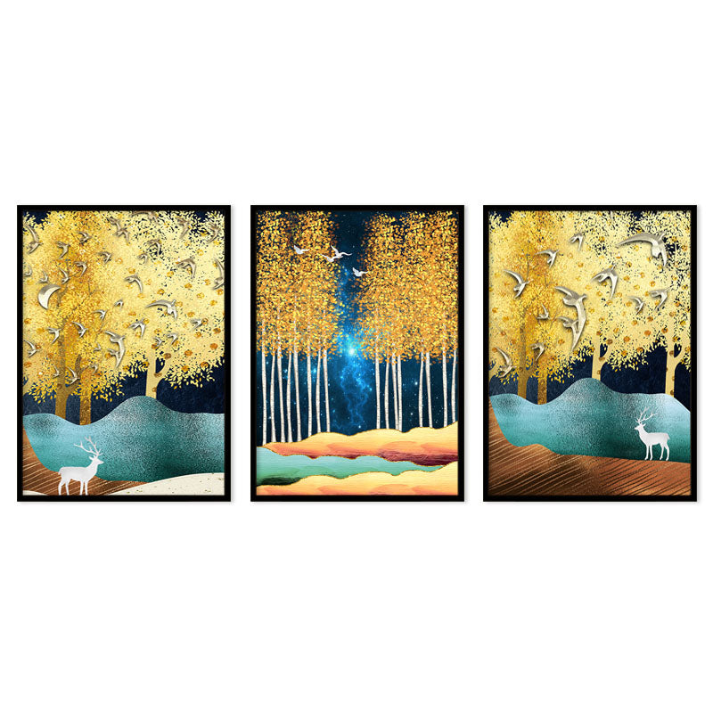 Living Room Mural Sofa Background Wall Elk Hanging Paintings | Decor Gifts and More