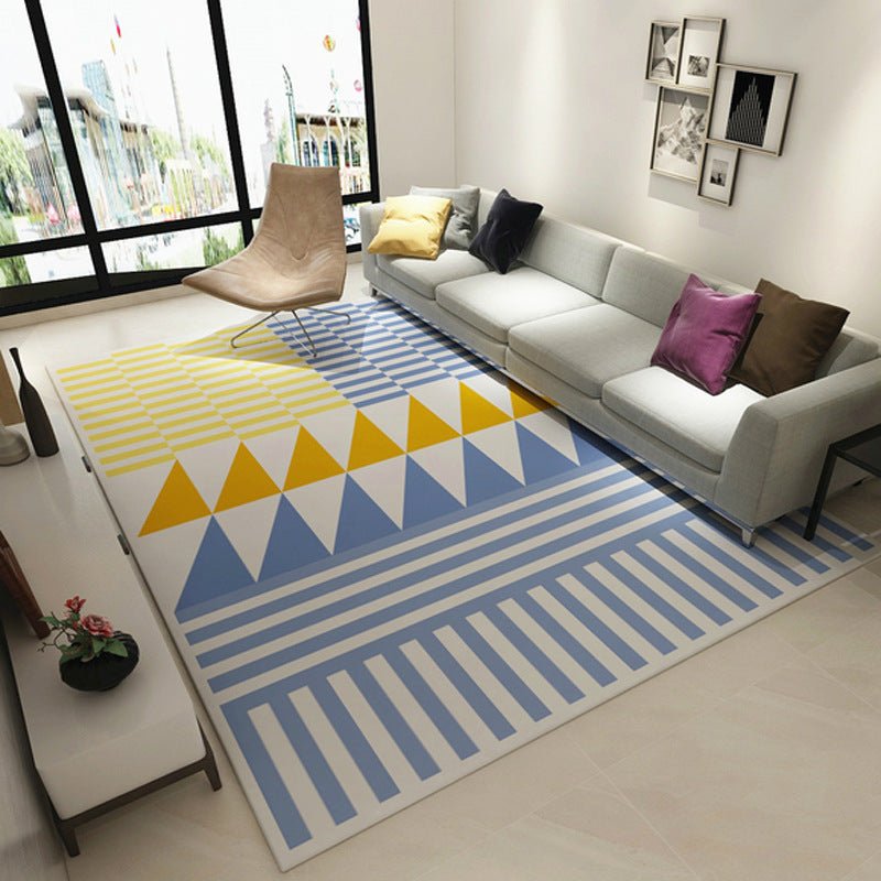 Simple modern geometric living room carpet | Decor Gifts and More