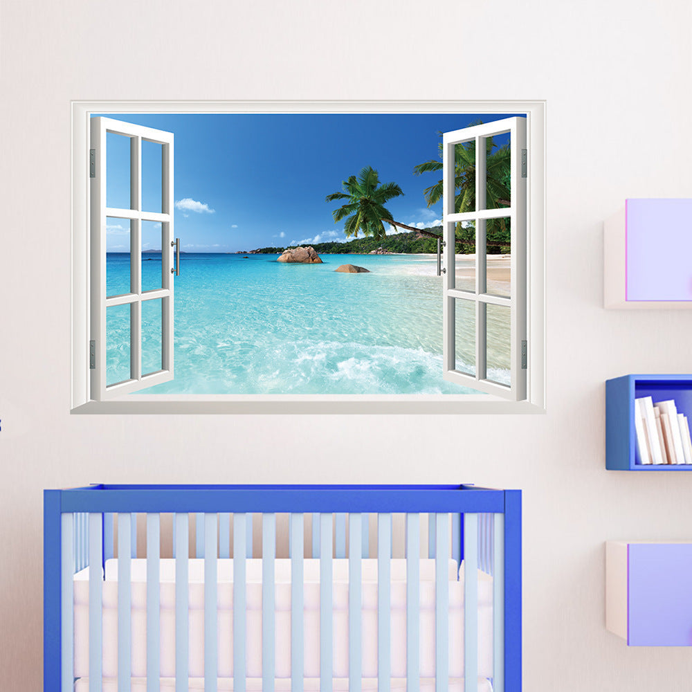 Sea view home window wall sticker | Decor Gifts and More