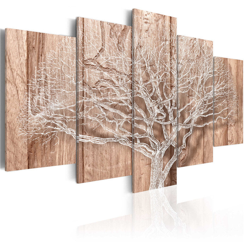 5-Painting Wood Art Canvas Withered Branches Without Leaves