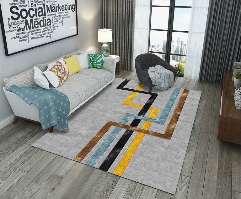 Geometric Coffee Table Cloakroom Carpet | Decor Gifts and More