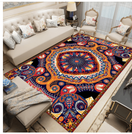 Persian Small Floral Living Room Carpet Turkish-style Carpet European-style Home Carpet Is | Decor Gifts and More