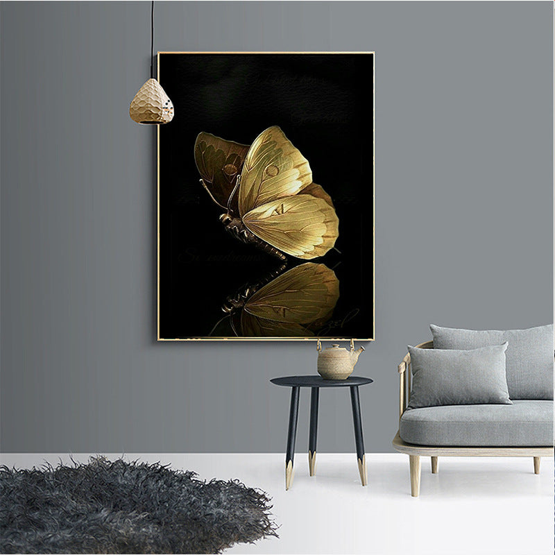 Art Light Luxury Golden Butterfly Home Decoration Mural | Decor Gifts and More