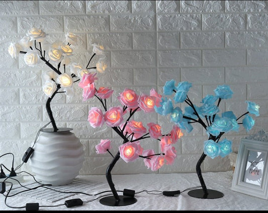 Rose tree table lamp | Decor Gifts and More