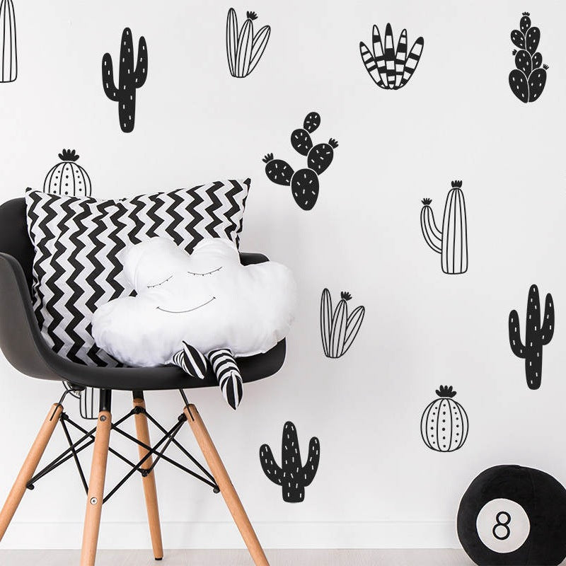 Cactus wall sticker