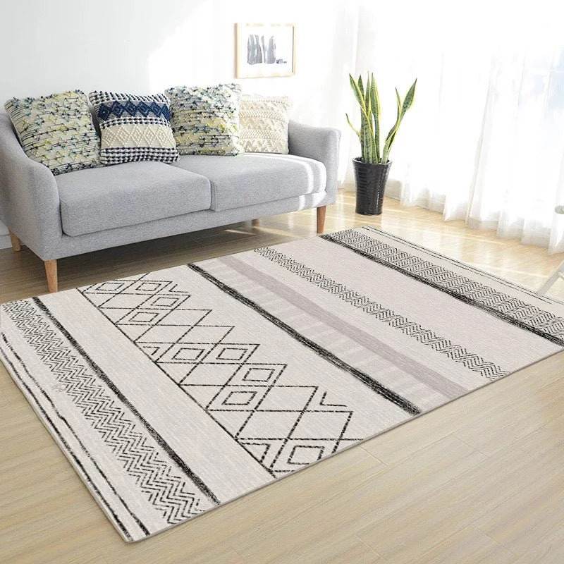 Modern Minimalist Atmosphere Living Room Carpet | Decor Gifts and More