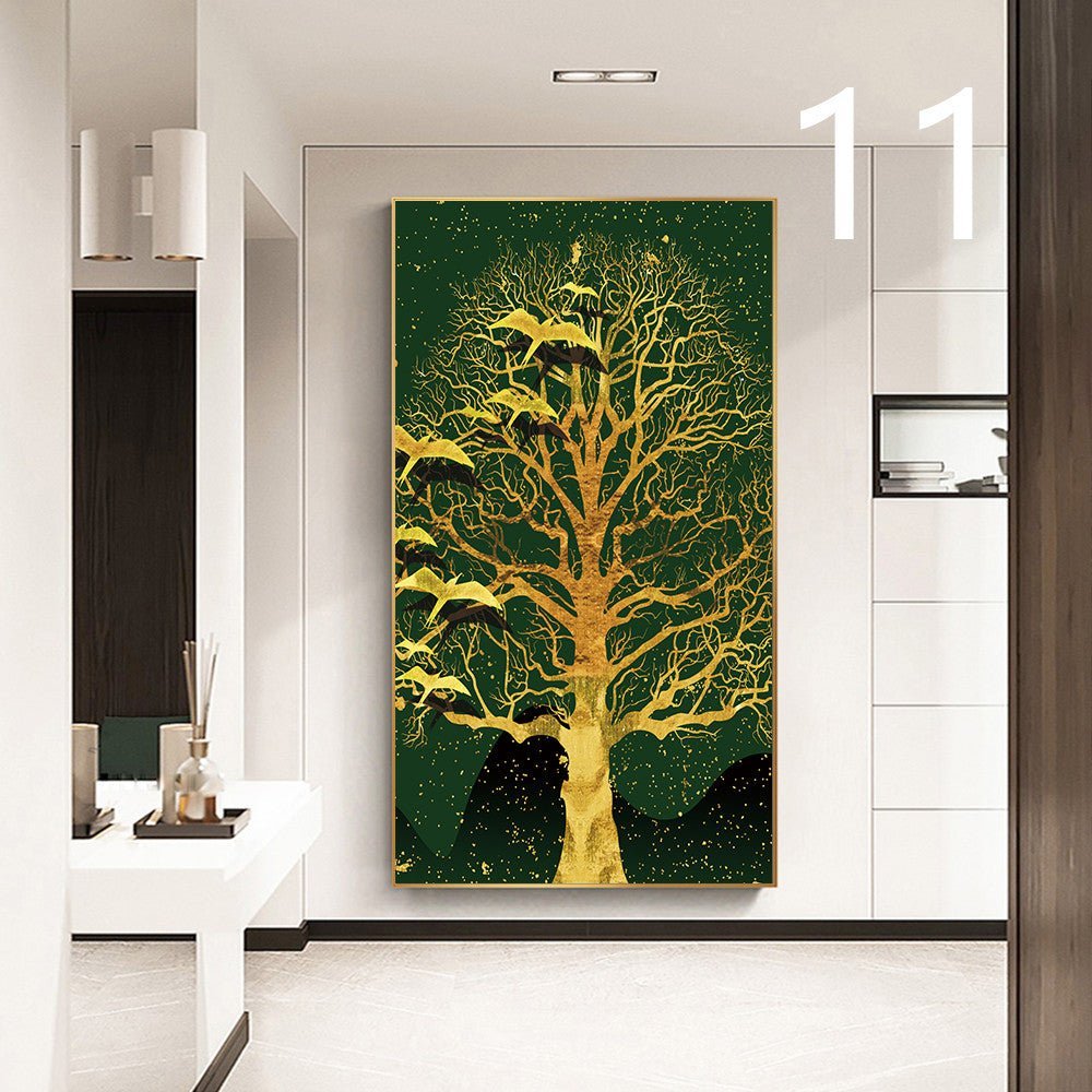 Fortune Tree Poster Canvas Painting Wall Art Picture | Decor Gifts and More