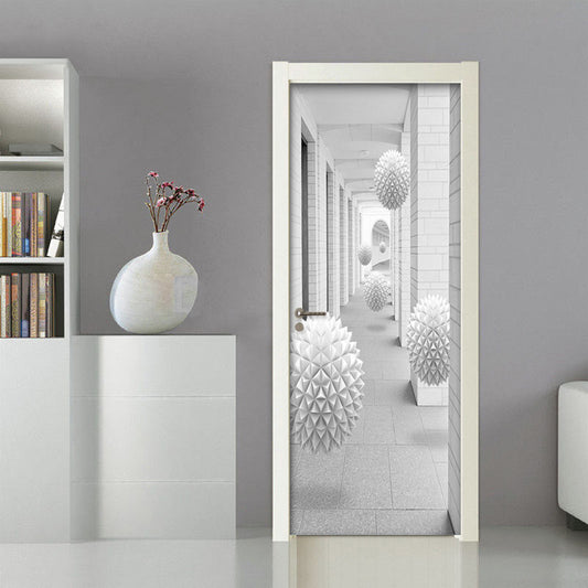 3D Stereo Sphere Door Sticker Living Room Gallery PVC Waterproof | Decor Gifts and More