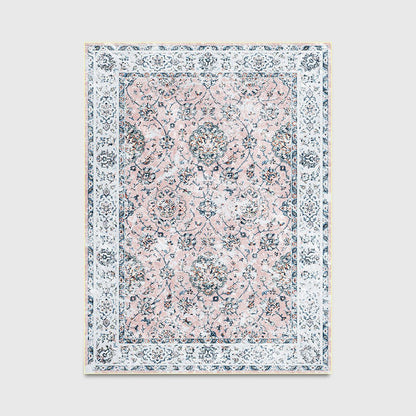 European Style Retro Sweet Grey Flower Carpet | Decor Gifts and More