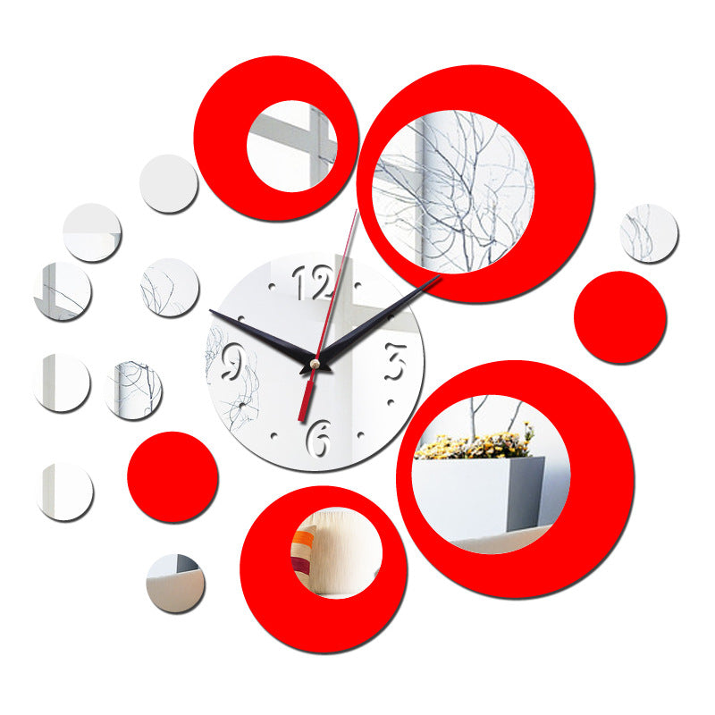 3D Acrylic Digital Mirror Wall Sticker Wall Clock | Decor Gifts and More