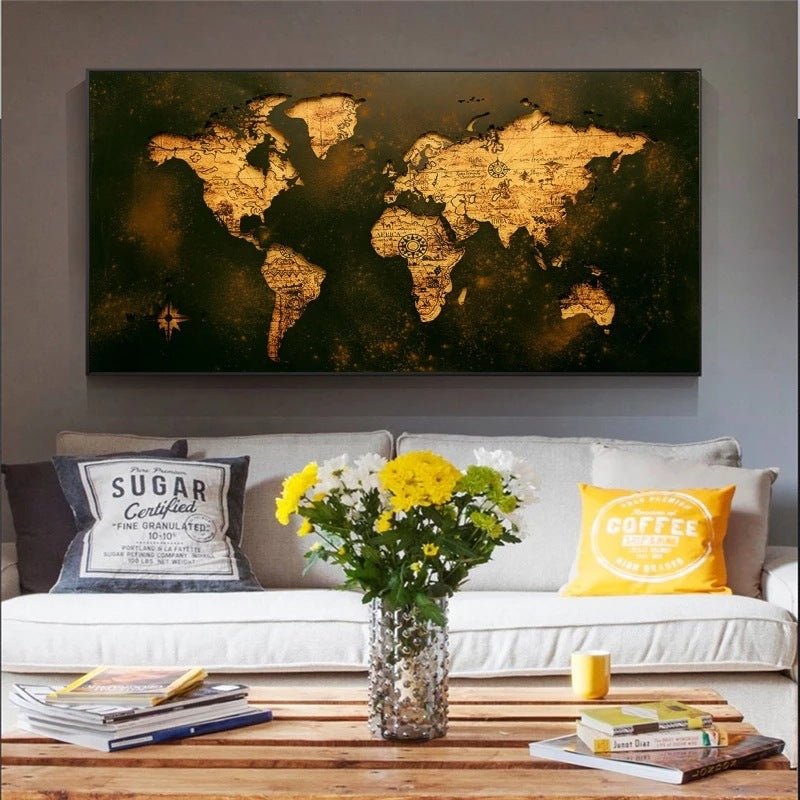 World Image Decorative Paintings Export High-definition Printing Canvas Paintings Decorative Paintings Murals Hanging Paintings Painting Cores | Decor Gifts and More