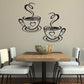 Cup Coffee Removable Wall Sticker Decorative Painting | Decor Gifts and More