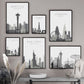 City Map Paris Canvas Painting Nordic Poster | Decor Gifts and More