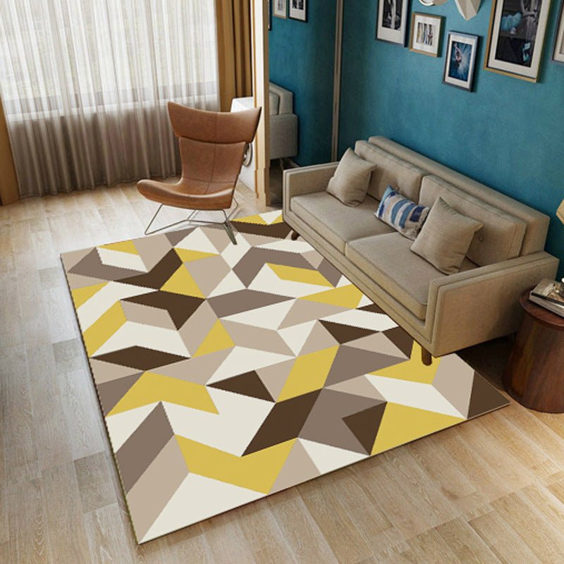 Simple modern geometric living room carpet | Decor Gifts and More