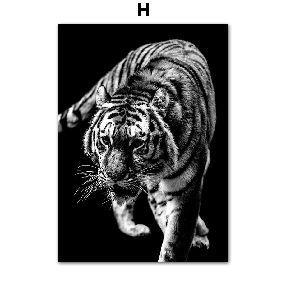 Animal Canvas Poster Art Painting Wall Room Decor Frameless | Decor Gifts and More