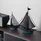 Wrought Iron Sailing Decoration Office Desk Bookshelf | Decor Gifts and More