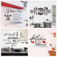 New English Living Room Bedroom Wall Stickers Removable Decorative Painting