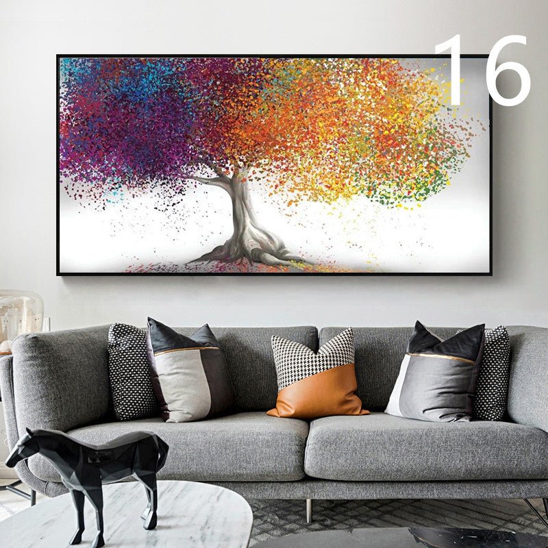 Fortune Tree Poster Canvas Painting Wall Art Picture | Decor Gifts and More