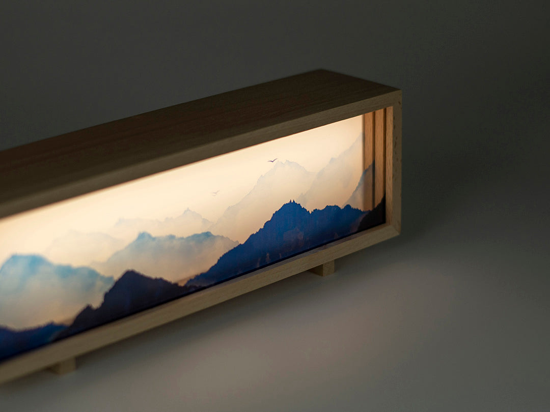 Simple Solid Wood Bedside Led Night Light