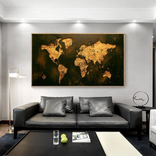 World Image Decorative Paintings Export High-definition Printing Canvas Paintings Decorative Paintings Murals Hanging Paintings Painting Cores | Decor Gifts and More