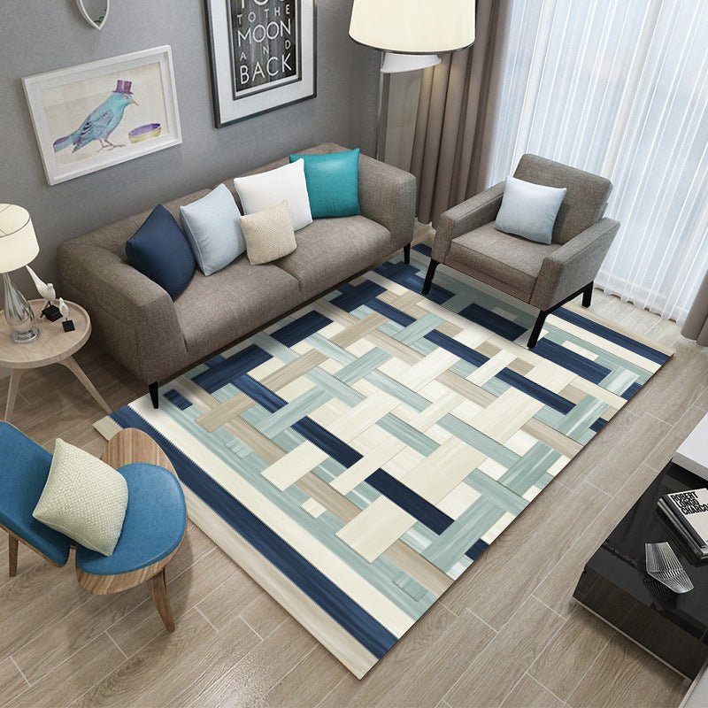 Geometrically Spliced Living Room And Bedroom Carpet | Decor Gifts and More