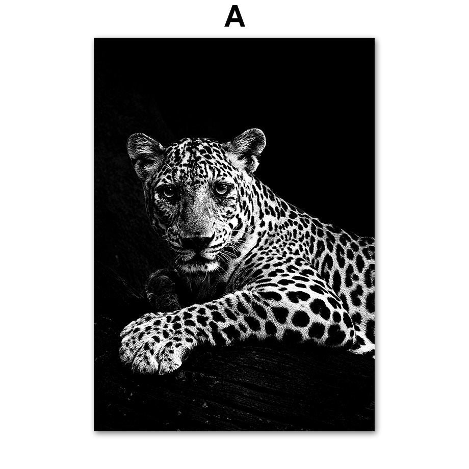 Animal Canvas Poster Art Painting Wall Room Decor Frameless | Decor Gifts and More