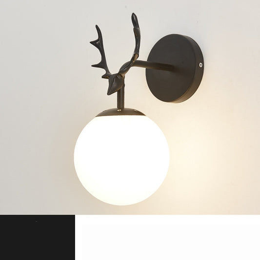 Modern Minimalist Creative Round Glass Wall Lamp | Decor Gifts and More