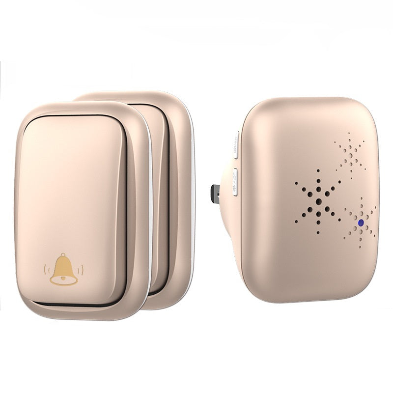 Self-generating Wireless Doorbell Waterproof And Battery-free Two-to-one Doorbell | Decor Gifts and More