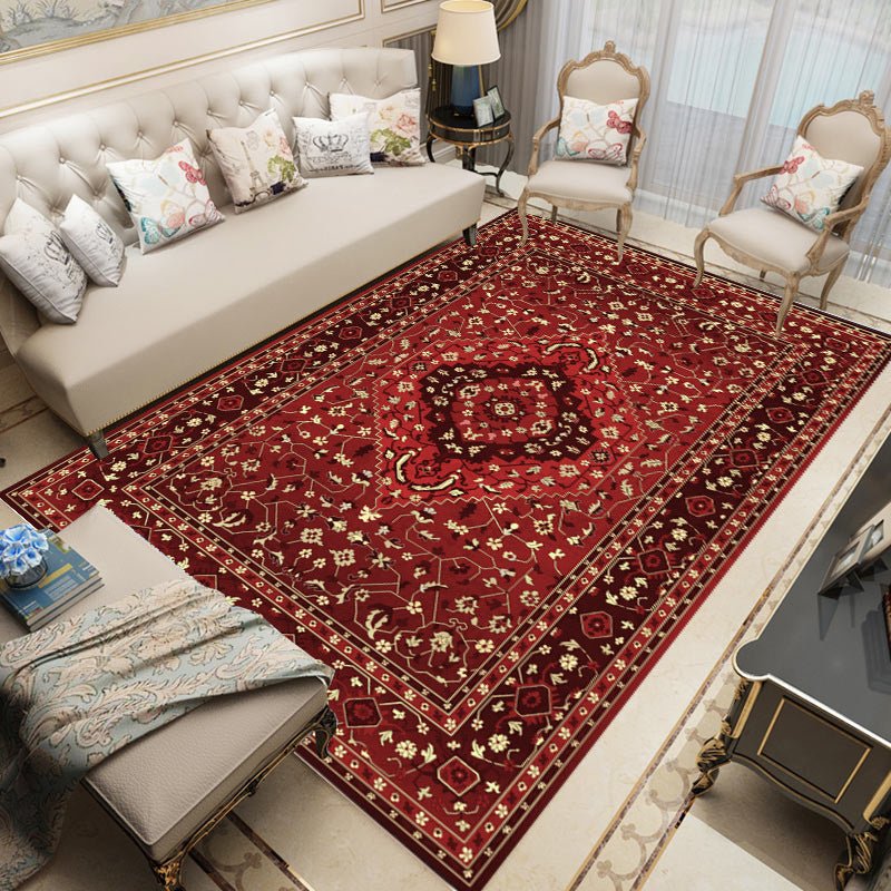 Persian Small Floral Living Room Carpet Turkish-style Carpet European-style Home Carpet Is | Decor Gifts and More