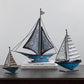 Wrought Iron Sailing Decoration Office Desk Bookshelf